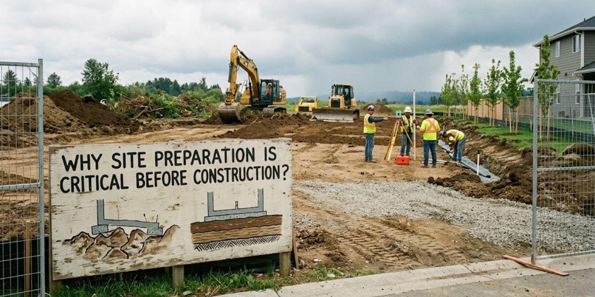 Why Site Preparation Is Critical Before Construction? — Earthwest Civil